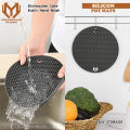 Silicon Pot Mats, Thick Silicone Pot Holders, Silicone Heat Mat, Anti-Slip Pot Holder, Multi-Purpose Hot Pads, Mats for Tables, Rubber Pads for Hot Dish, Coffee coaster bowl pads, Silicone Heat-Proof Mat by Muhandisaan Trading. 