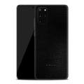 BLACK LEATHER SKIN/WRAP SERIES FOR SAMSUNG GALAXY S20 PLUS. 