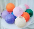 2 Pieces Pack - Small Hanging Paper Lanterns 8 Inches Size For Birthday Wedding Bridal Shower and Other Decorations. 
