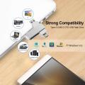 Drive 8TB storage new UB U disk fan Xiaomi 16T pen drive USB storage SB flash drive 2TB TYPE C high speed USB 3.1 waterproof pen drive metal. 