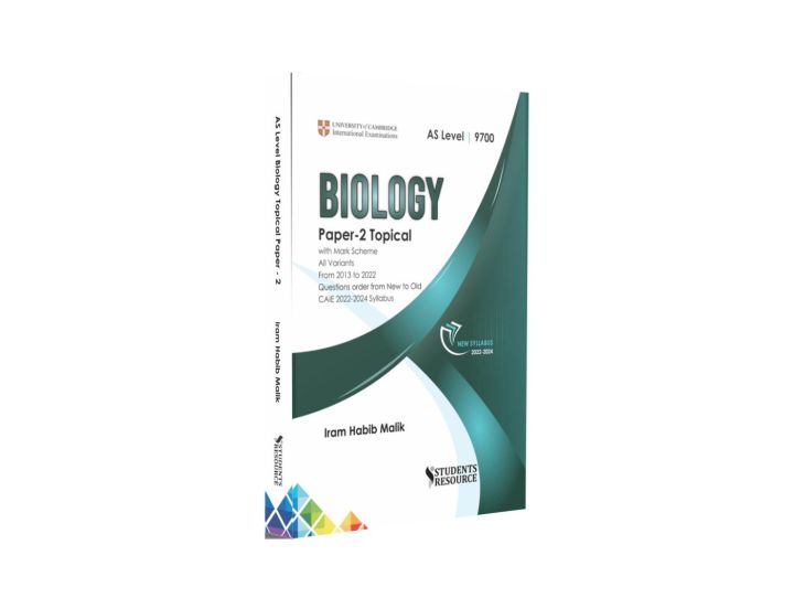 9700 A Level Biology P2 | Topical 2016-2023 | with Mark Scheme | Iram Habib Malik