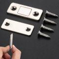 Magnetic Cabinet Catches Ultra Thin Door Strong Magnets Stopper Invisible Adhesive Drawer Magnet Lock for Kitchen Closet Closer. 