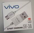 USB Fast Charging Cable & Android Data Cable, 1 Meter QC 3.0 Micro USB Android Phones – White. 