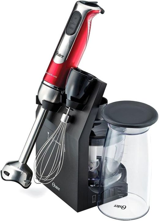 Oster Hand Blender, 550W 5-in-1 Multi-Purpose Smart Hand Blender with  Stainless Steel Blades, Chopper, Whisk,  Mixing Beaker for Puree Infant Food, Smoothies, Sauces, Soups Best Quality