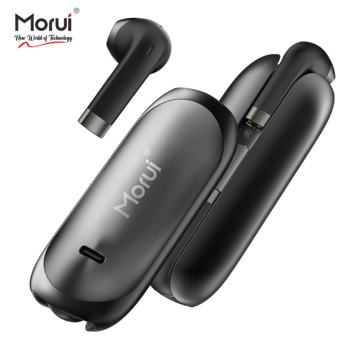 Morui Airpods (MB-H1) - Earbuds - Wireless Ear buds - Gaming earbuds With ENC Noise Cancellation For Clear Sound - Bluetooth Airbuds - TWS Bluetooth headphones With Dual Mic - Earpods - 3 Months Warranty.