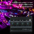 Headphone Amplifier Powerful Low Noise 4 Channels Stereo Sound Portable Amplifier. 