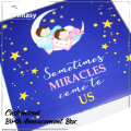 Customized Birth Announcement Boxes BA-B-51 250 Gram| Pack of 10. 