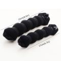 Hair Accessories For Her Set Of 2 - Hot Buns - Black  Flower Jora Maker Hair Bun Jura Donut Style Extension Pony tail Wrap Tool 2 Hair Accessories Flower Shape Tiaras Hair Styling Tool Women Girls Sponge Bract Head Meatball Hair Bun Maker Ring Donut. 