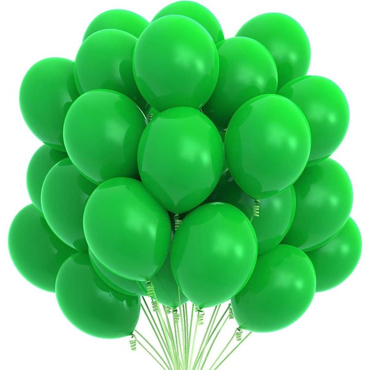 Green Balloons - Green Color Wedding Decoration Balloons Baby Birthday Party Valentine's Day Decor Balloon