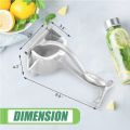 Stainless Steel Hand Squeeze Fruit Juice Manual Juice Machine Orange Lemon Smoothie Citrus Juicer Press Fruit Machine. 
