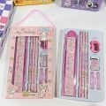 Sanrio Stationery Set Birthday Kuromi Melody Pencil Learning Stationery Supplies Children's Day Back to School Gift Box. 