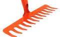 Garden Rake with Sharp points Best Garden Tool - Twisted Tooth Rake Head Heavy Duty Rake Replacement Metal Steel Rake Head Only (Without Handle). 