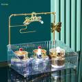 Serving Tray Makeup Vanity Tray Desk Organizer Tray Non Slip Coffee Table Decor Tray Desk Organizer for Party Desktop Home Dining Room Decor. 