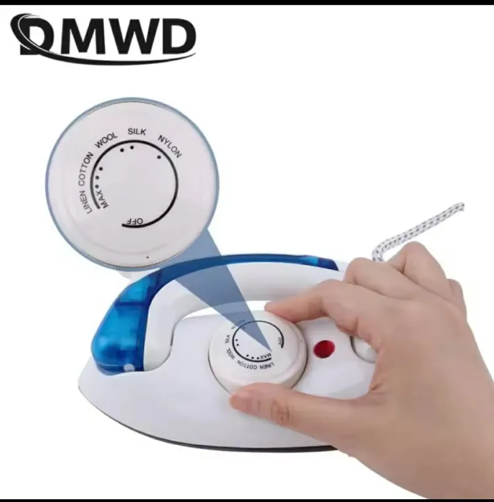 ORANGLES Lightweight Portable Mini Travel Steam Iron - 700W Handheld Foldable Electric Iron for Home and Travel - detailed closeup view - illustrating benefits - Image 3 of 3 | created for all | Shop Lightweight Portable Mini Travel Steam Iron - 700W Handheld Foldable Electric Iron for Home and Travel North Carolina | Free Shipping ORANGLES