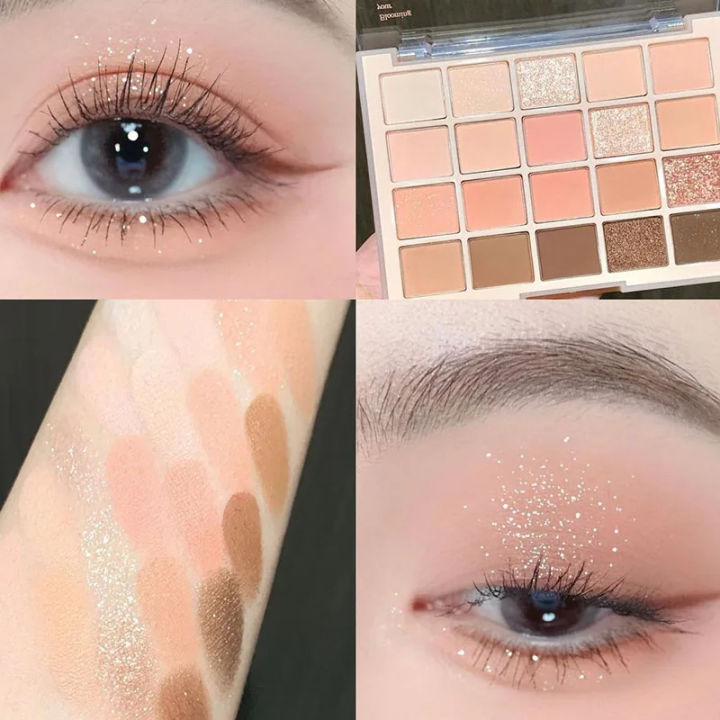 20 Color Eye Shadow Kit – Long-Lasting, Smooth Powder Makeup Palette ...