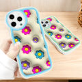 FELMYST Case For iPhone 7 Plus Hot Ins Cartoon Cute Colorful Flowers Mobile Phone Casing Shockproof Soft Back Cover for Girl. 