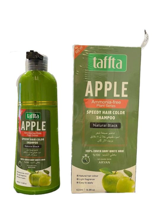 Apple Hair Color Natural Black Ammonnia Free 420Ml