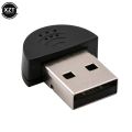 Portable Mini USB 2.0 MIC Omni-Directional Stereo USB Microphone for PC Computer Chatting For MSN/Skype. 