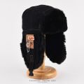 Bomber Hat Men Women Thick Warm Russian Ushanka Fur Hat Fashion Male Female Winter Hat Black Grey Earflap Ski Russian Cap. 