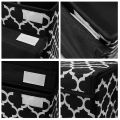 FATTAH COLLECTION- Kids large Toy Storage Box Container Bins for Nursery, Playroom Flip-Top Lid, Decorative Holders Collapsibe Storage Box Container Bins for Nursery, Playroom, Closet, Home Organizer (Black). 