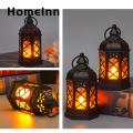 Flameless Candle Lantern Vintage Battery-operated Desk Lantern Lamp for Home Decoration Flicker-free High Brightness Electronic Candle Light less Than Retro Decorative Lantern. 