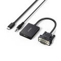 UGreen 50945 VGA To HDMI Converter Adapter, 1080P VGA Male To HDMI Female. 