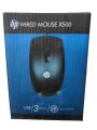 Hp X500 Wired Optical Mouse. 