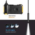 Endoscope Industrial ROTEK 1080P HD 4.3inch LCD Screen 2600mAh Rechargeable Battery Borescope, IP67 Waterproof Inspection Camera with 32GB TF Card 6 LED Lights Digital Video Handheld Endoscope(16.4ft). 