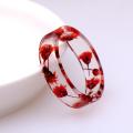 Carat Finger Circle Retro Retro Transparent Ring. 