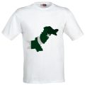 Pakistan Map T-Shirt. 