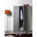 Ghania stylish 3 door coubard wardrobe in MDF lasani wood.. 