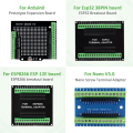 ESP32 Expansion Board GPIO Expansion Board Compatible with ESP32 WiFi Bluetooth Development Board NodeMCU-32S Lua 38Pin GPIO Expansion Board. 