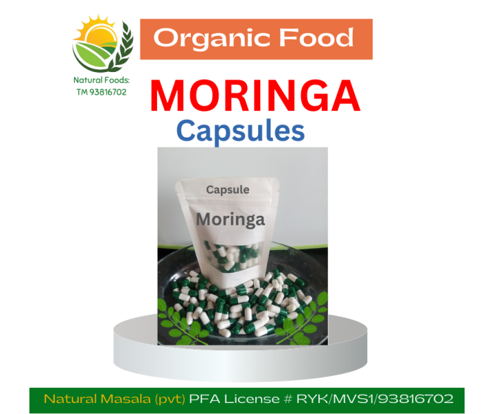 Moringa OLEIFERA Powder capsules 30/ healthy foods Capsule