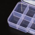 Transparent Storage Container Jewelry Box Clear Plastic Jewelry Organizer Box Earring Storage Organizer Display Case for Beads.. 
