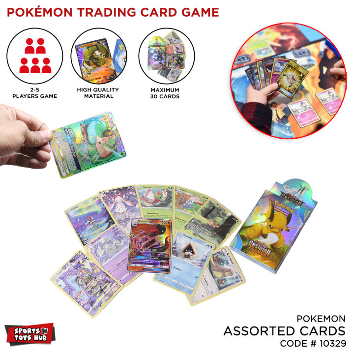 Pokemon Trading Card Game, Lot Of All Legendary Pokemon Cards, Ash, Pikachu, Charizard, Greninja, Belly, Fun Play Cards, Rares, Uncommon, Holos, Foils, Lightning Card Collection, Ultra Legendary Pokemon Series 2 To 4 Players Play For Girl, Boys & Kids