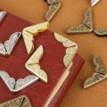50/100PCS Antique Decorative Jewelry Gift Box Metal Corner Protector Decorative Corners for Book Photo Frame. 