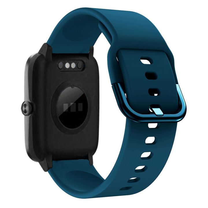 For ID205 / Willful SW021 19mm Electroplating Buckle Silicone Watch Band