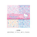 Kawaii My Melody Cinnamoroll Kuromi Cartoon Girl Heart Note Paper Anime Sanrioed Cute Posted-Its Notes Material Hand Book. 