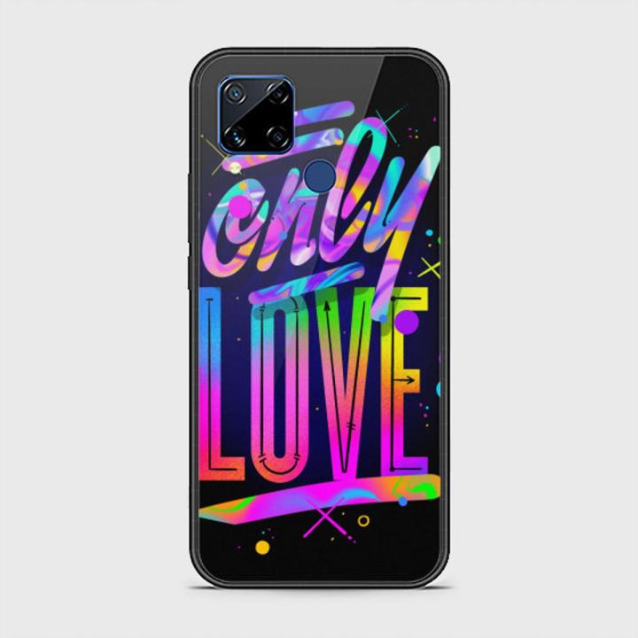 Realme_C12 Cover - SkinLee HQ Infinity Glass Case (Soft) - Love Art - SKINLEE-356-1-1047-484