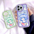 For Vivo Y02 Y02A Y02T Back Cover Fashion Soft Wavy Phone Case Cartoon Girl Shockproof Silicone Cover. 