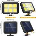Solar LED Flood Light with Motion Sensor  Waterproof & Energy Efficient Perfect for Driveways, Yards, and Garages, also for indoors and outdoors. 
