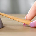 Wooden fruit fork creative cake fork cute moon cake fork dessert fork fruit sign household. 