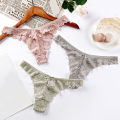 Women Briefs Soft Texture Women y Lace G-strings. 