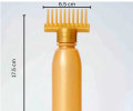 Hair Oil Applicator Comb Bottle 130ml Root Comb Applicator / Shampoo Hair Comb Bottle / Hair Coloring Dye Comb Multipurpose Hair Comb Applicator Bottle-Golden. 