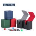 Trading Card Deck Box Durable Sturdy Card Storage Container Collectible Game Card Carrying Case Holds 80+ Or 100+ Cards. 