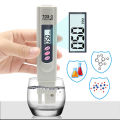 Digital Water Quality Tester TDS EC Meter Range 0 to 9990 Multifunctional Water Purity Temperature TEMP PPM Tester. 