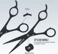 Professional Barber Scissors Salon Hair Cutting Hair dressing scissor Black Scissors Best scissors6 Inches Finest Stainless Steel Hair Cutting Scissors with Smooth Razor Edge Blades -Use for Salon & Personal. 