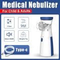 DAN TECHNOLOGY  Mesh Nebulizer Machine For kids and adults, Handheld, Mesh Technology Portable, Soundless, and Effective Respiratory Solution. 