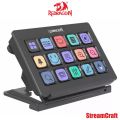 Redragon SS-550 Streamcraft 15 Customized LED keys Stream Desk for Gaming Streamers OBS Studio. 
