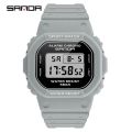 SANDA Watch 293 Digital Watch Men Women 50M Waterproof Sports Watches Male Ladies Clock Electronic Square Watch Lover's Wrist. 